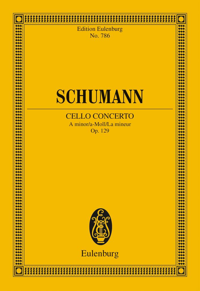 Cello Concerto A minor