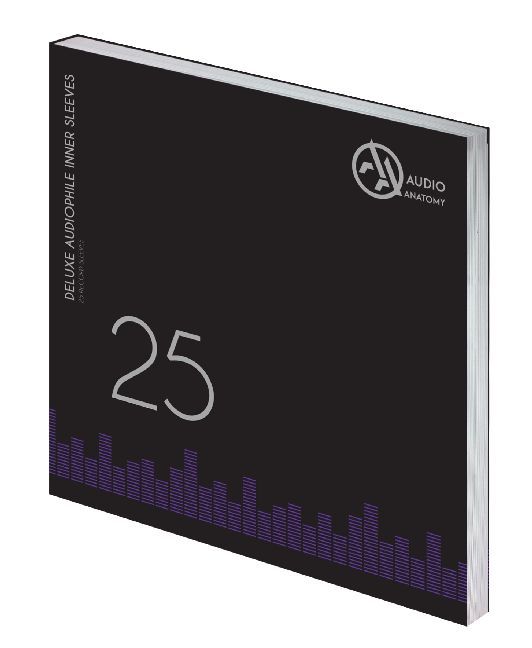 Deluxe Schallplatten Innenhüllen Antistatisch Creme 70 gr - 25 Stück