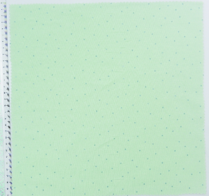 Stoff Mint Punkte Metallic 50 x 140 cm