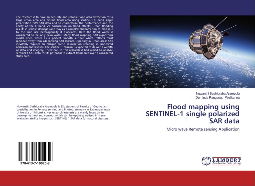 Flood mapping using SENTINEL-1 single polarized SAR data