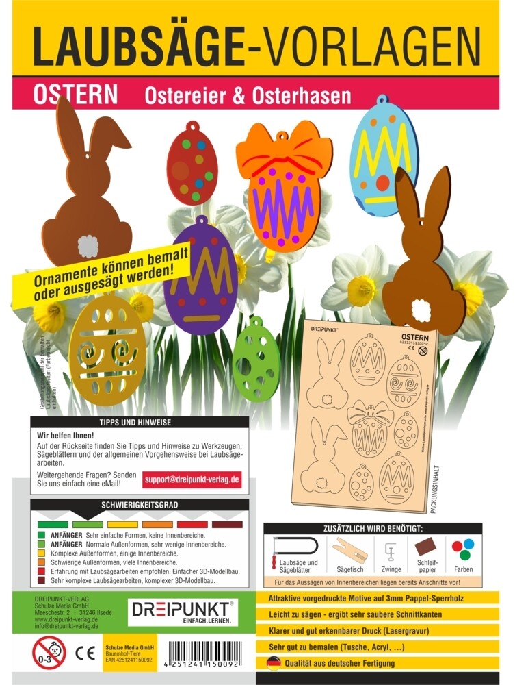 Image of Laubsäge-Vorlagen Ostern