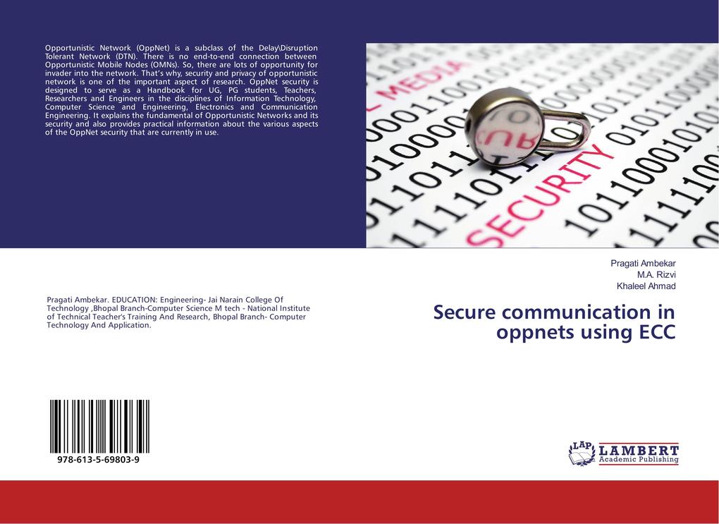 Secure communication in oppnets using ECC