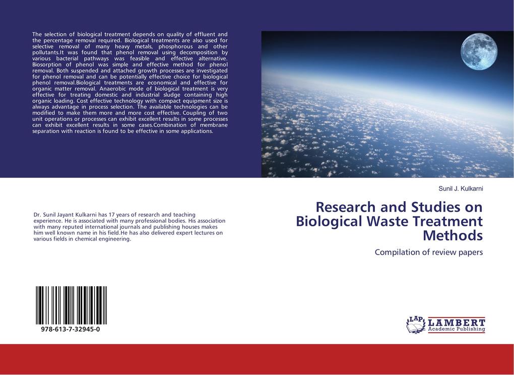 Research and Studies on Biological Waste Treatment Methods