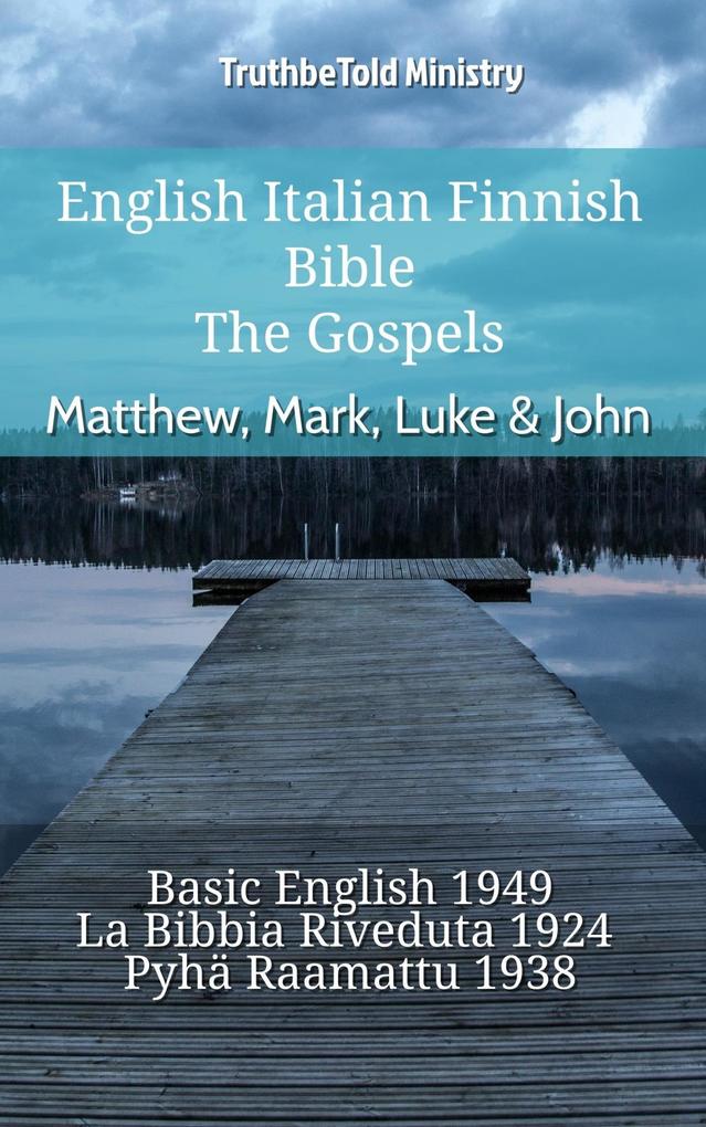 English Italian Finnish Bible - The Gospels - Matthew Mark Luke & John