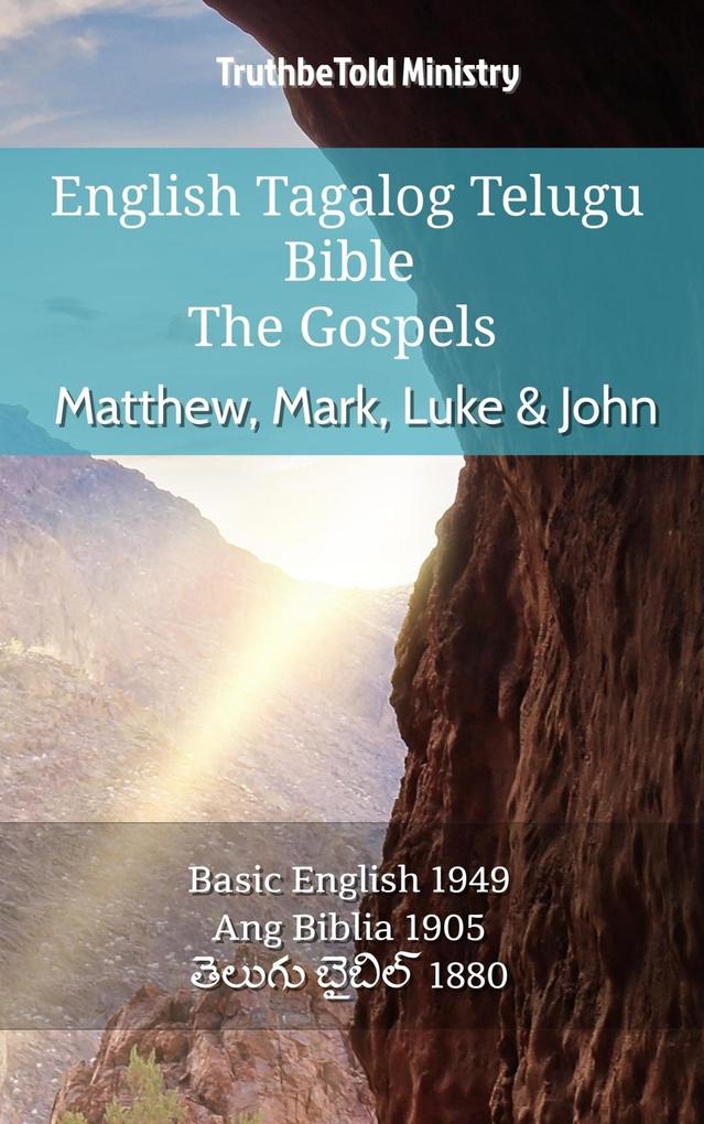 English Tagalog Telugu Bible - The Gospels - Matthew Mark Luke & John