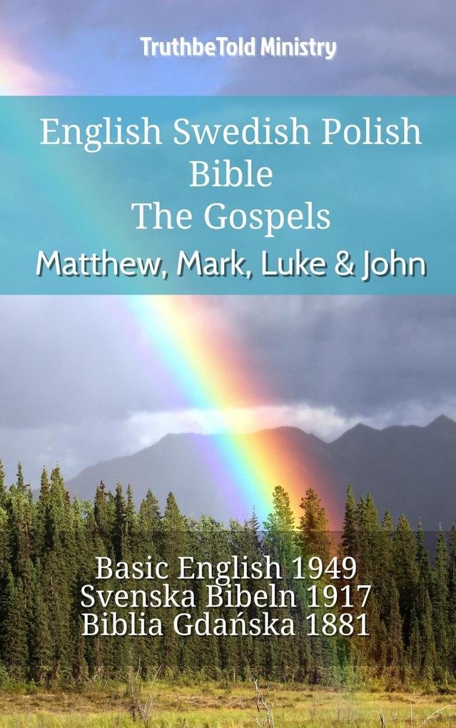 English Swedish Polish Bible - The Gospels - Matthew Mark Luke & John