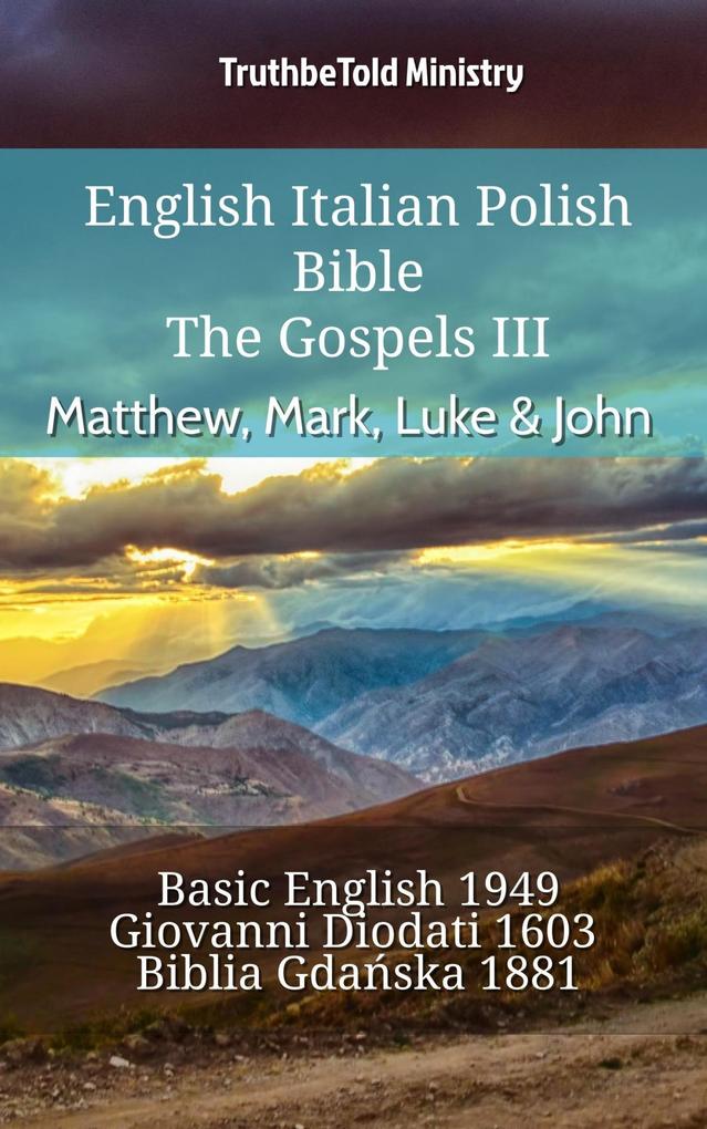 English Italian Polish Bible - The Gospels III - Matthew Mark Luke & John
