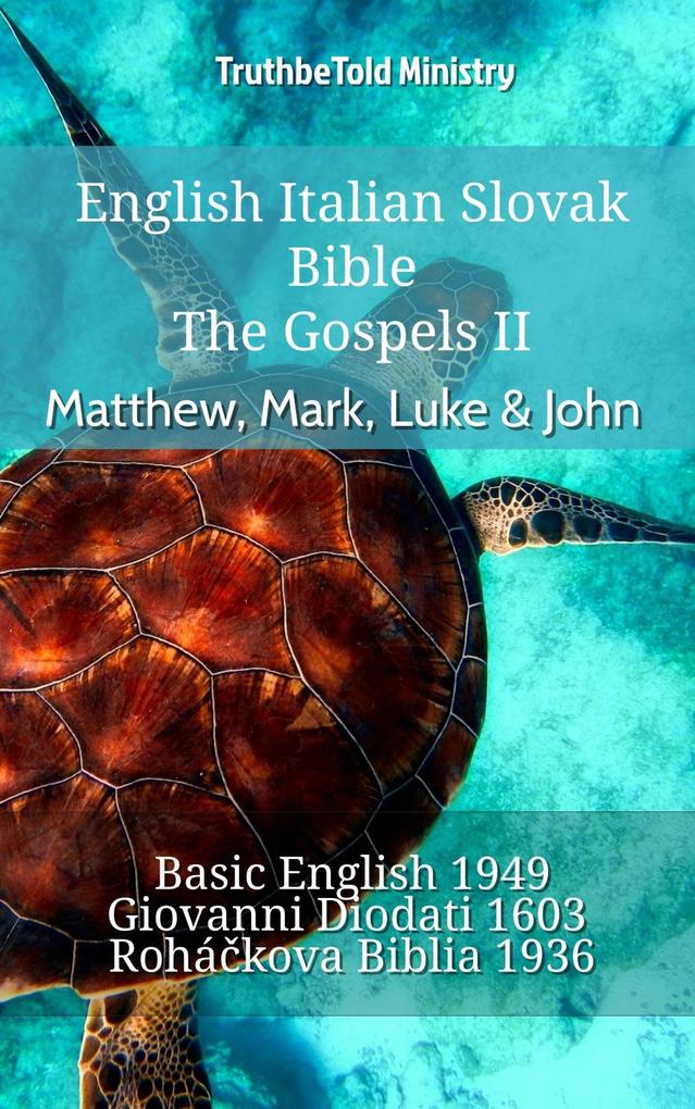 English Italian Slovak Bible - The Gospels II - Matthew Mark Luke & John