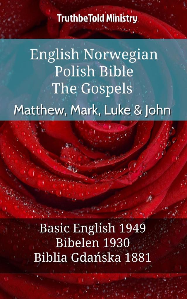English Norwegian Polish Bible - The Gospels - Matthew Mark Luke & John