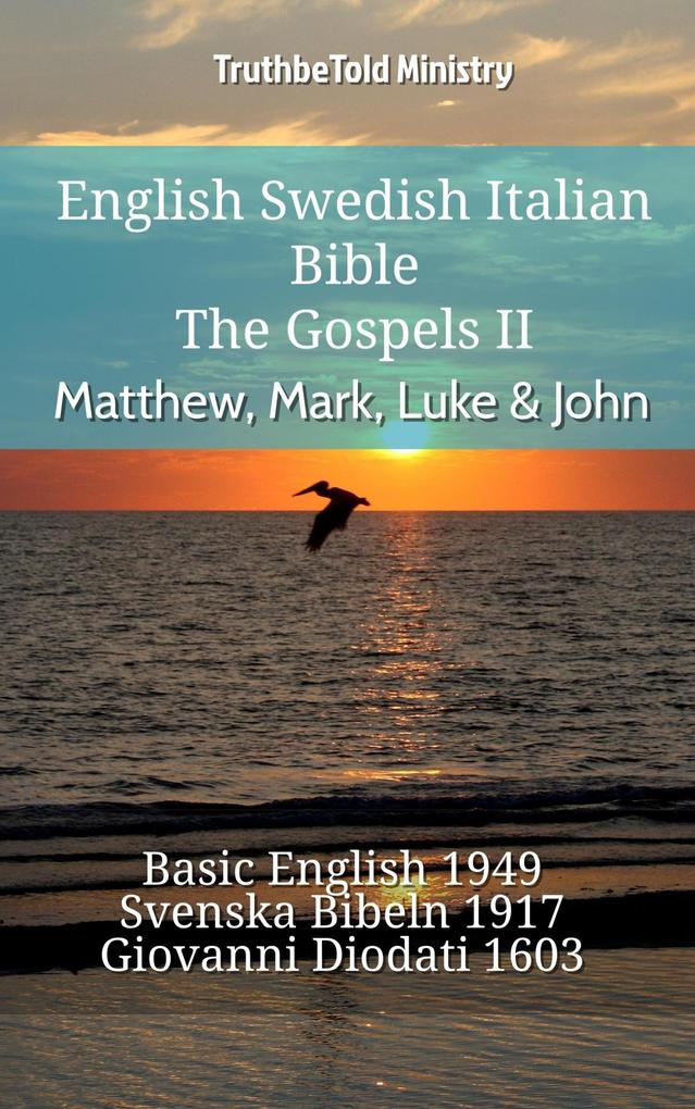 English Swedish Italian Bible - The Gospels II - Matthew Mark Luke & John