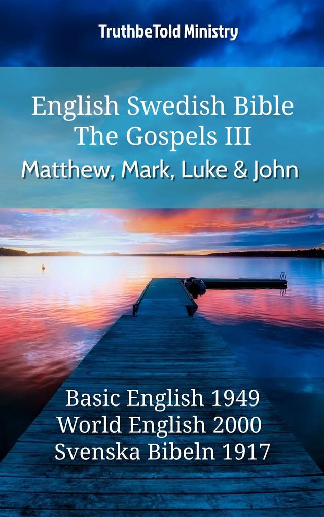 English Swedish Bible - The Gospels III - Matthew Mark Luke and John