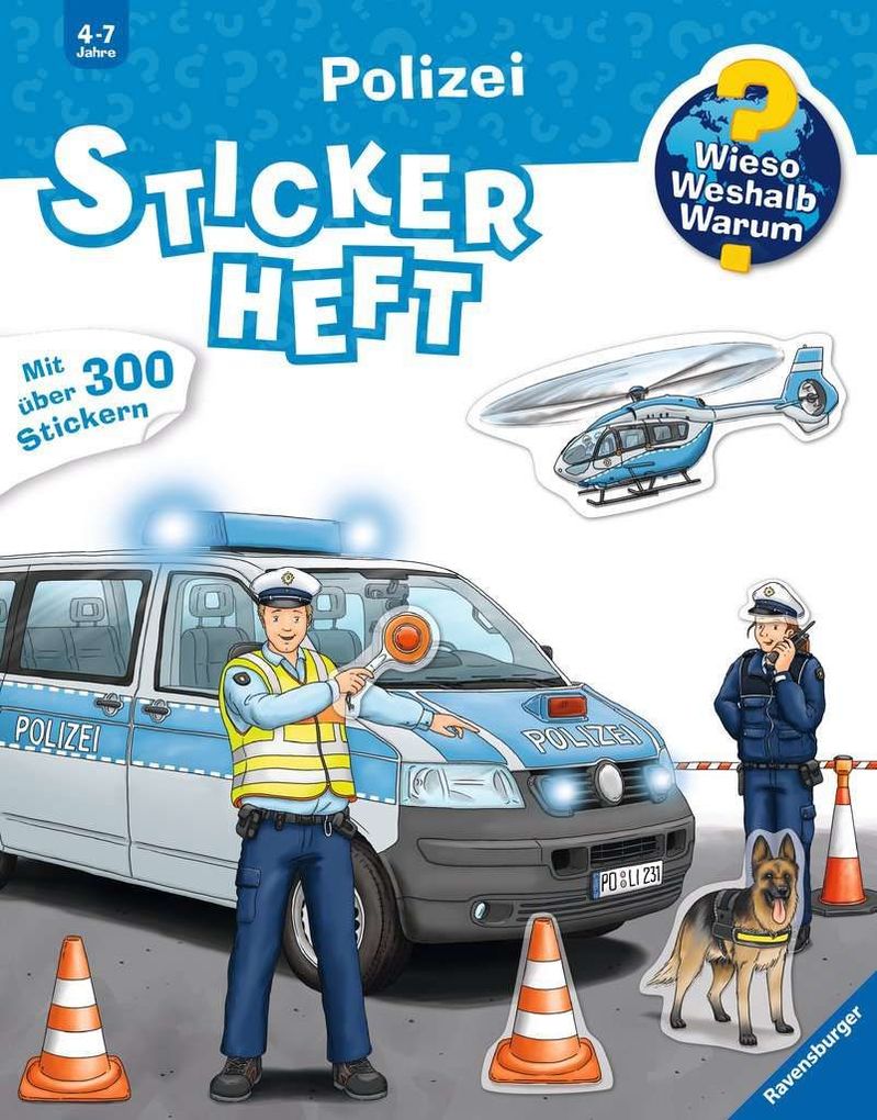 Image of Wieso? Weshalb? Warum? Stickerheft: Polizei