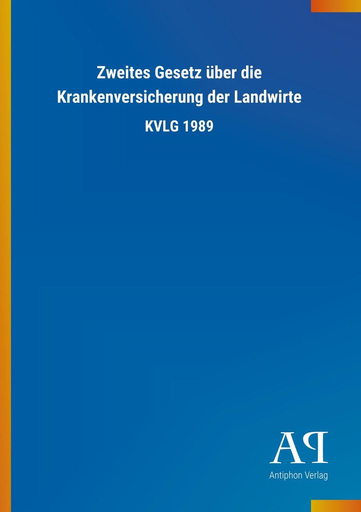 Image of Zweites Gesetz über die Krankenversicherung der Landwirte