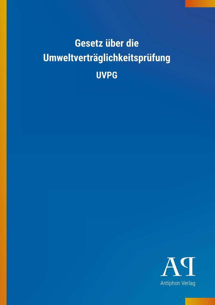 Image of Gesetz über die Umweltverträglichkeitsprüfung