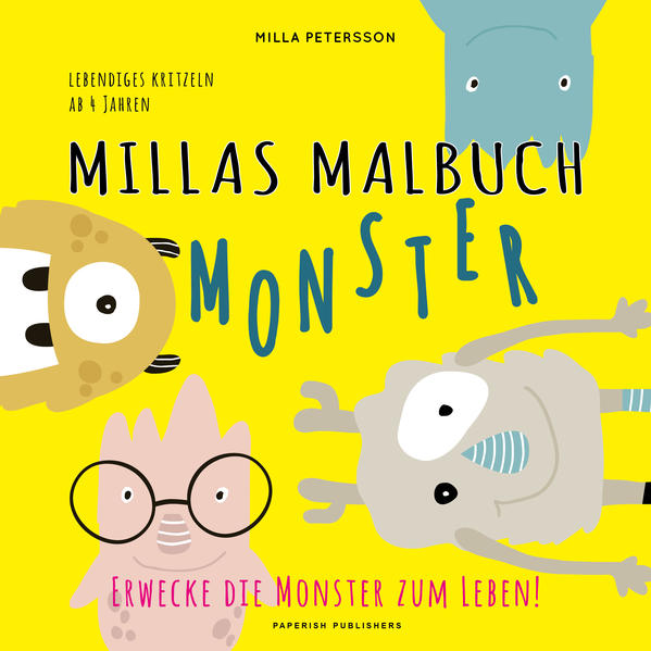 Image of MILLAS MONSTER MALBUCH - Erwecke die Monster zum Leben!