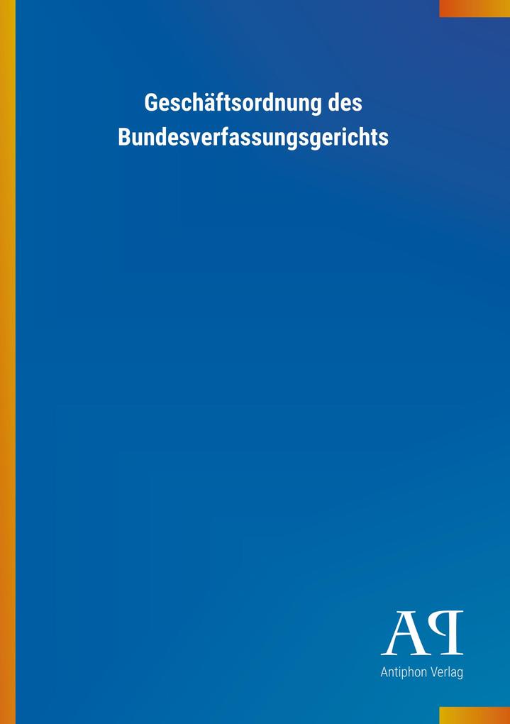 Geschäftsordnung des Bundesverfassungsgerichts