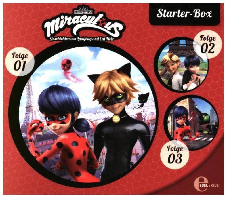Image of CD Miraculous Starterbox 1 (3 CDs, Folgen 1,2, 3) Hörbuch