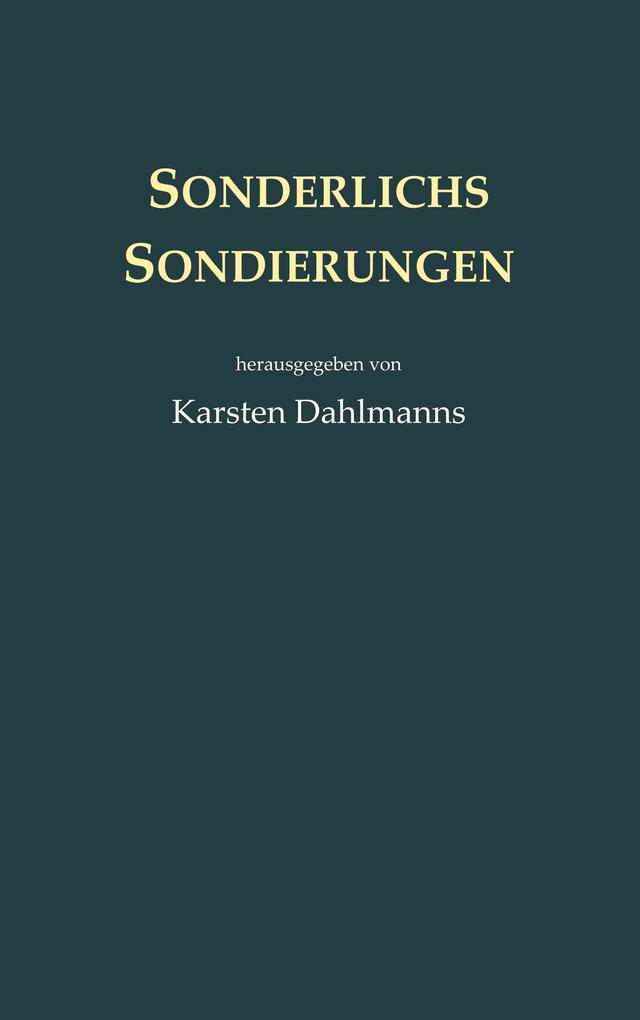Sonderlichs Sondierungen