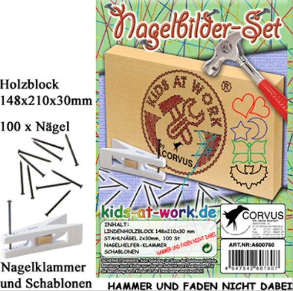 Corvus A600760 - Kids-at-Work Nagelbilder-Set