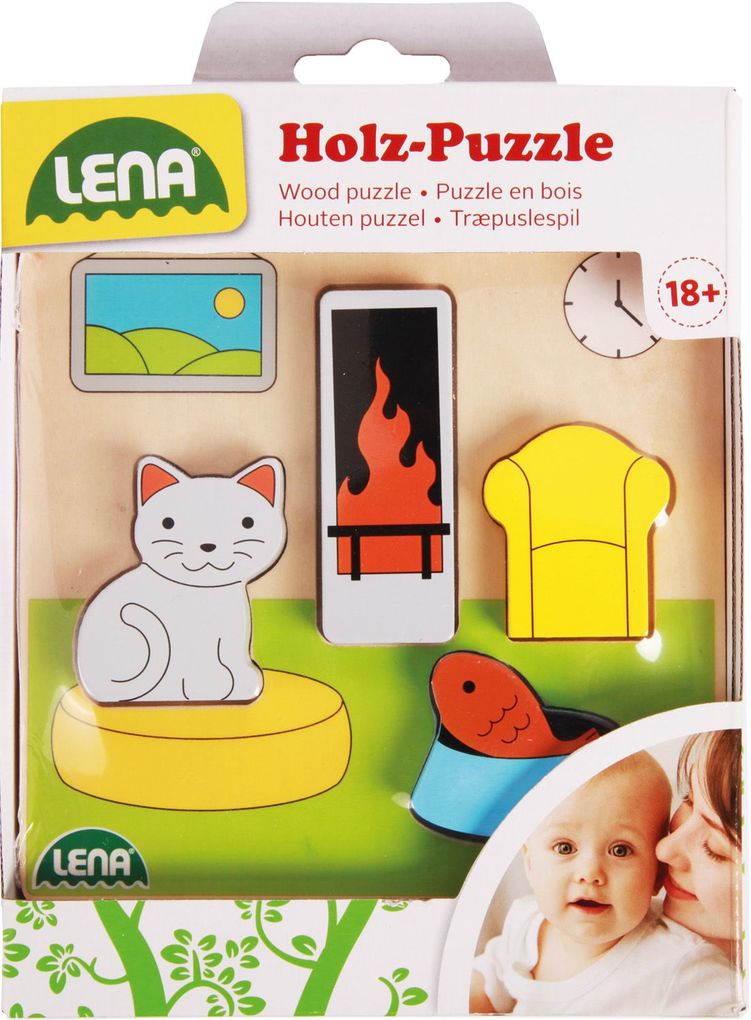 Lena - Holzspielzeug - Holzpuzzle Wohnzimmer
