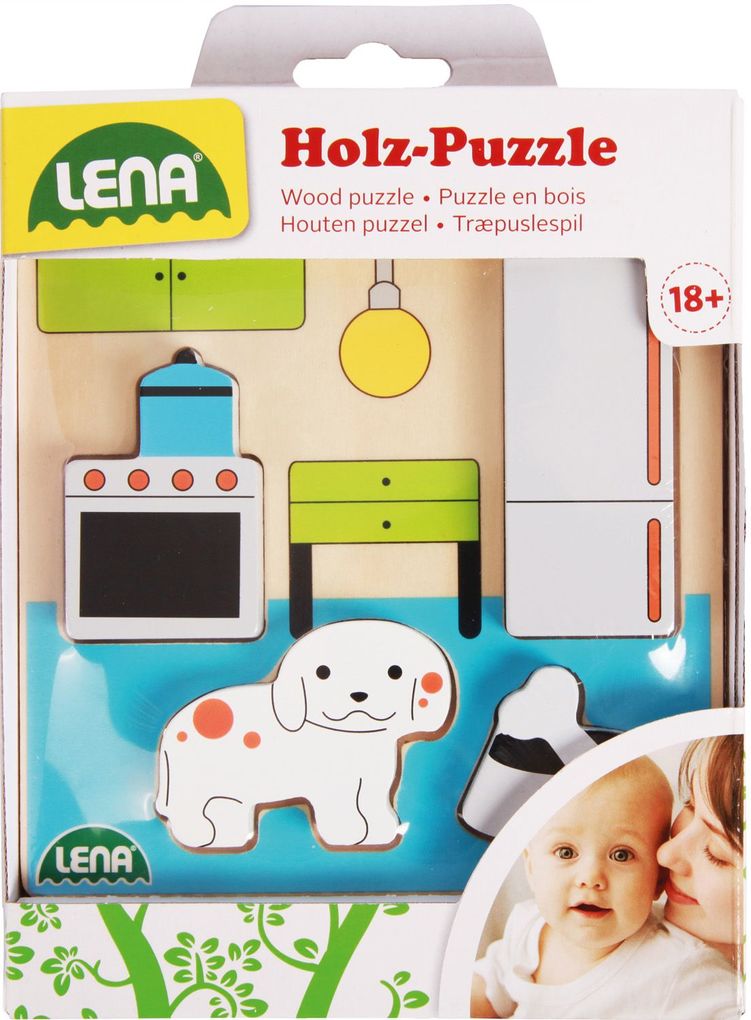Lena - Holzspielzeug - Holzpuzzle Küche