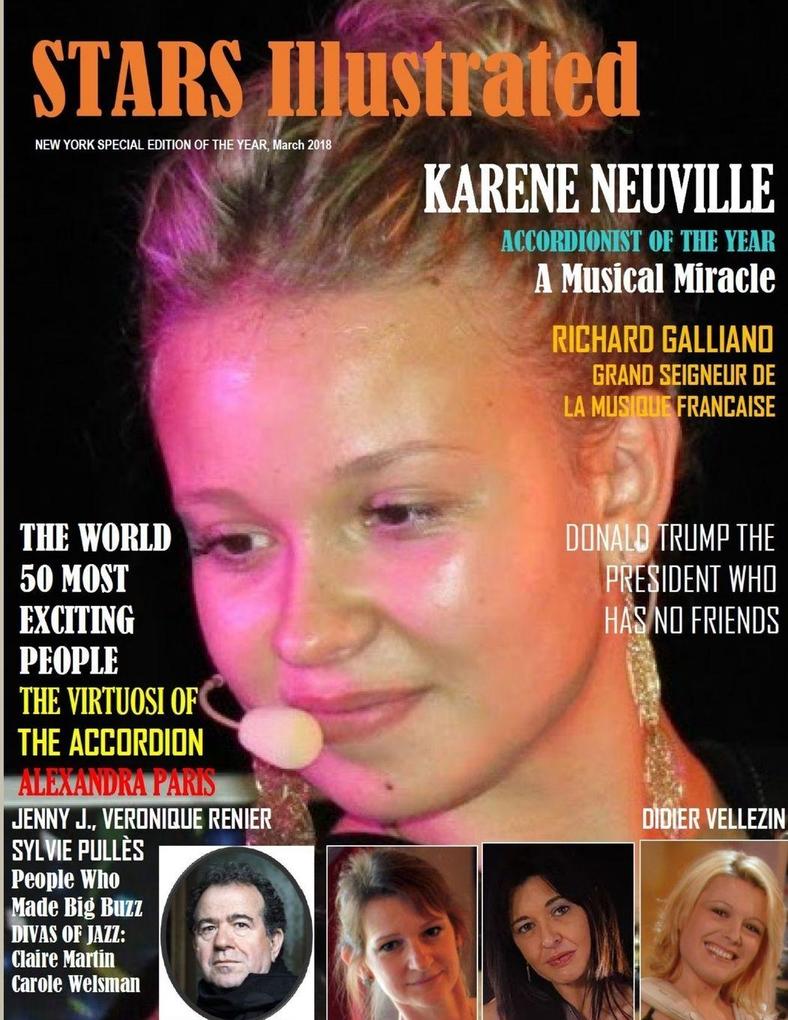 Stars Illustrated Magazine (B&W) March 2018. Economy edition.