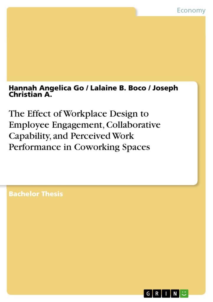 The Effect of Workplace  to Employee Engagement Collaborative Capability and Perceived Work Performance in Coworking Spaces