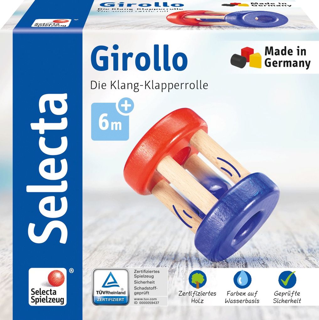 Image of Schmidt Spiele - Selecta - Girollo Greifspielzeug 7 cm