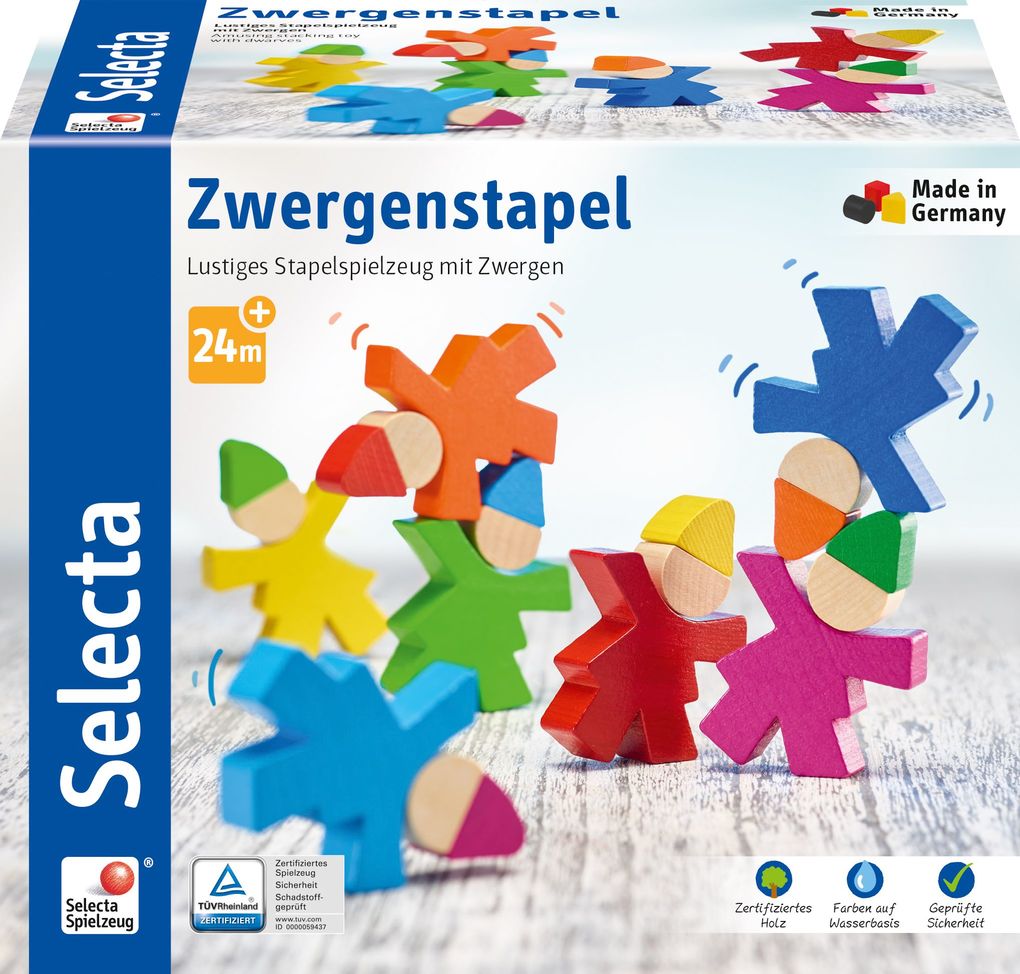 Image of Schmidt Spiele - Selecta - Zwergenstapel 7 Stk.