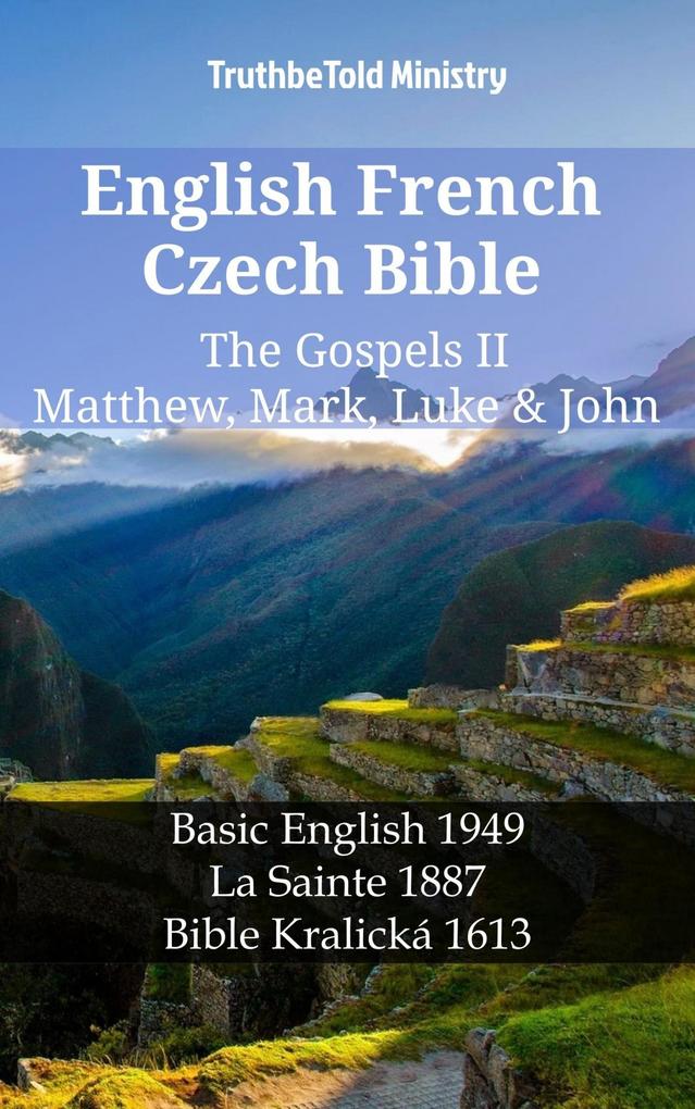 English French Czech Bible - The Gospels II - Matthew Mark Luke & John