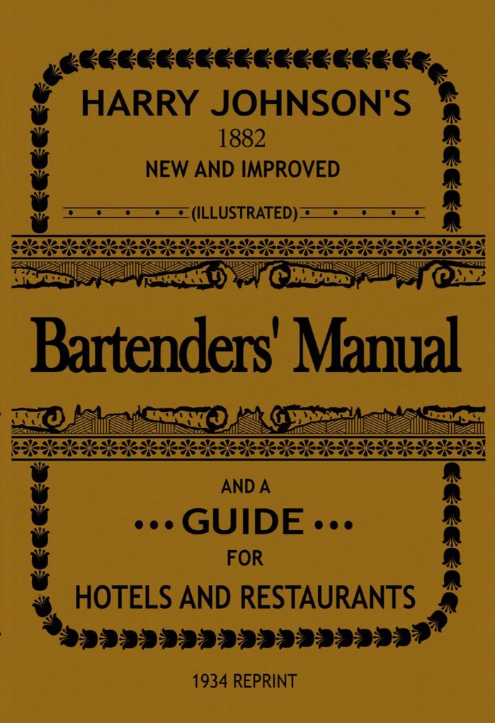 Bartenders‘ Manual