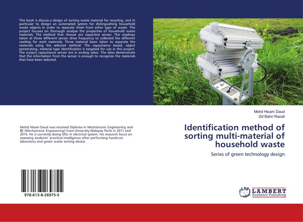 Identification method of sorting multi-material of household waste