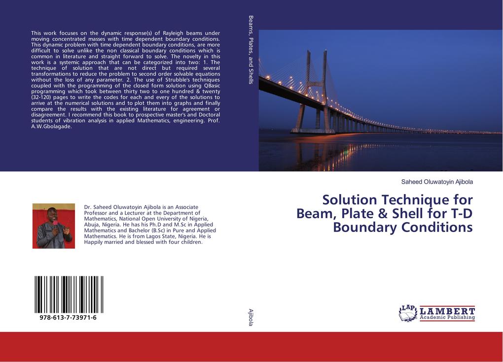 Solution Technique for Beam Plate & Shell for T-D Boundary Conditions