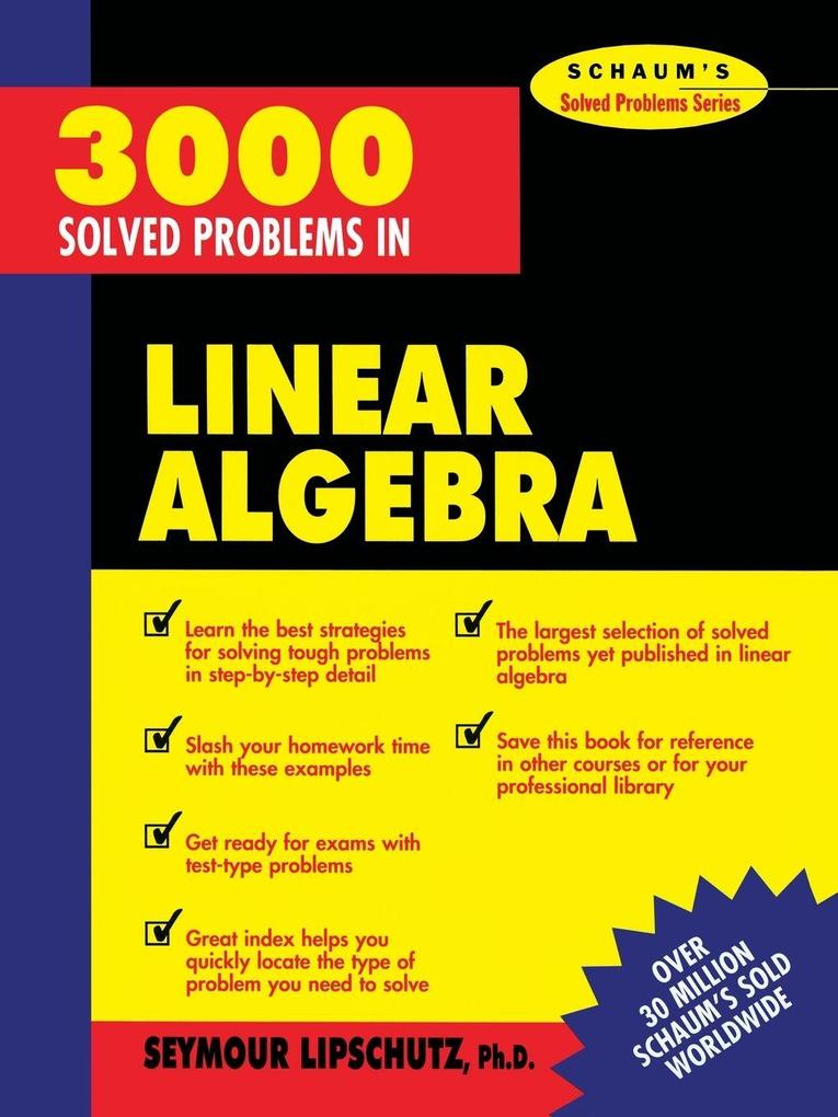 3000 Solved Problems in Linear Algebra