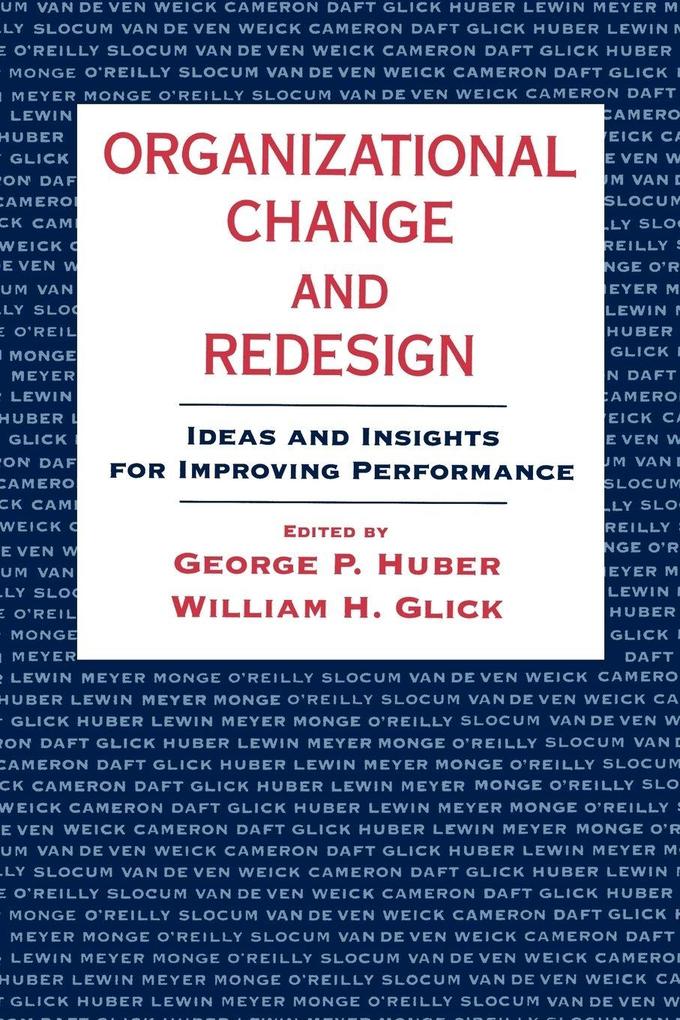 Organizational Change and Redesign