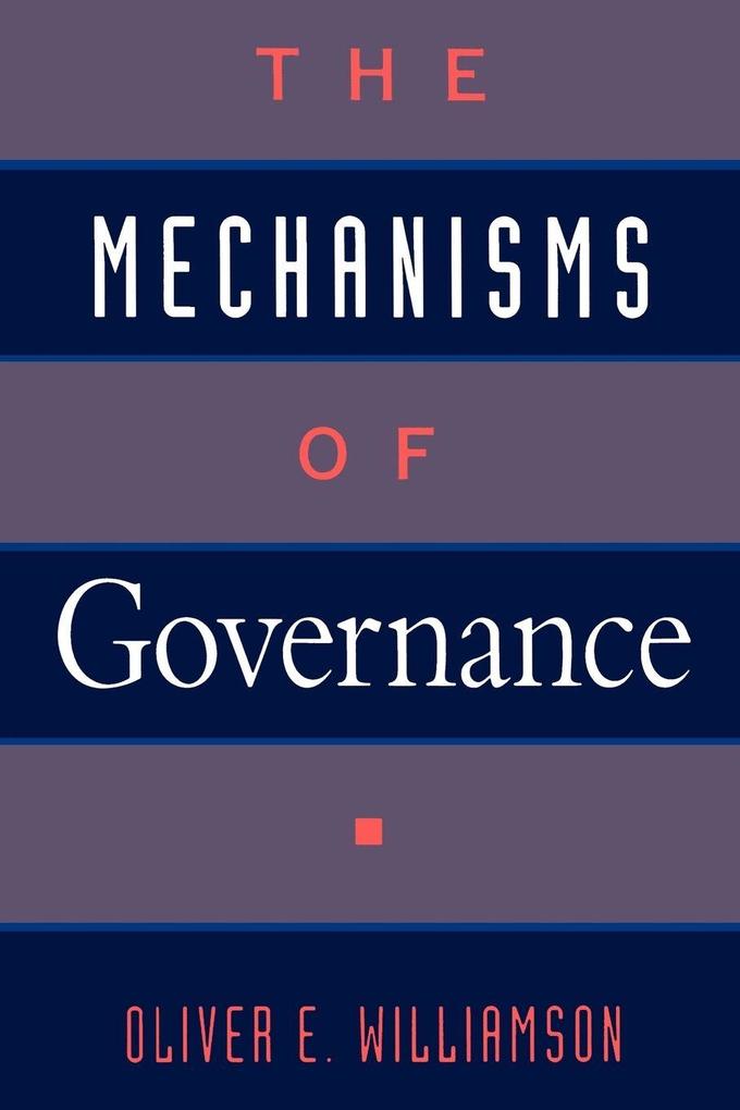 The Mechanisms of Governance