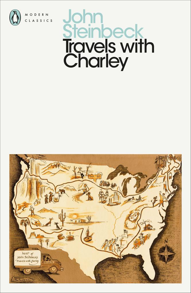 Penguin Reisen Mit Charley: Auf Der Suche Nach Amerika Buch Englisch Taschenbuch 240 Seiten