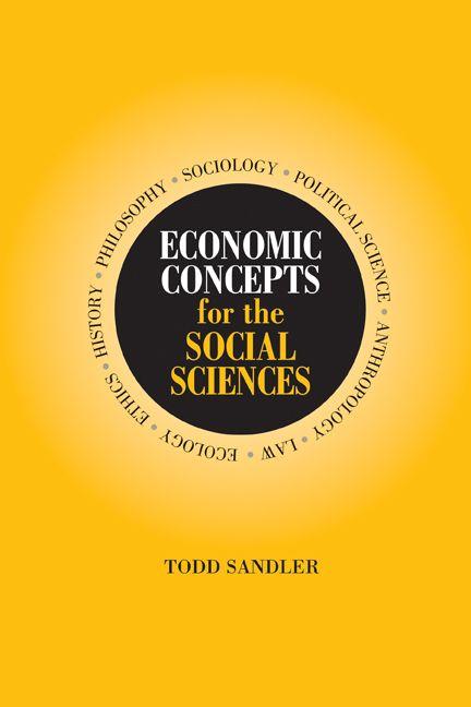 Economic Concepts for the Social Sciences