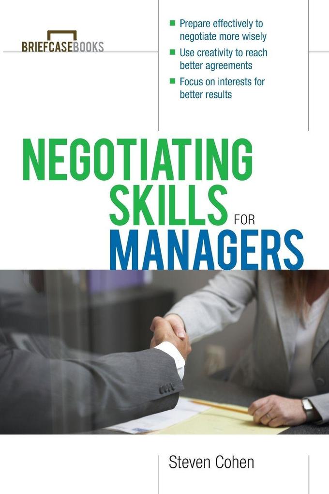 Negotiating Skills for Managers