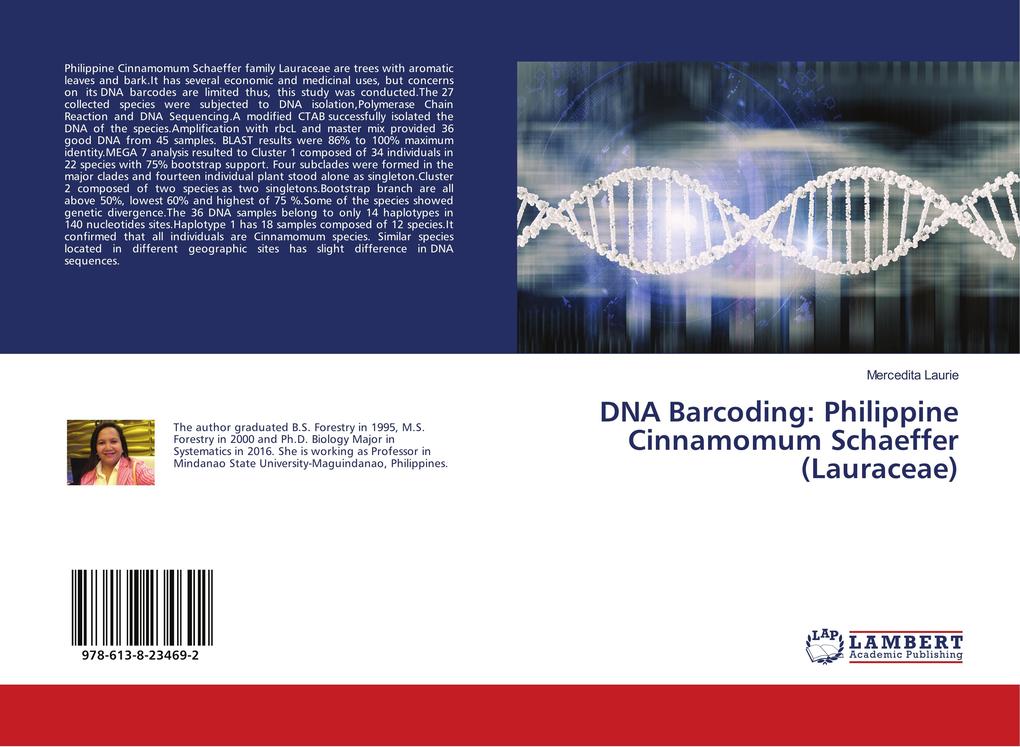 DNA Barcoding: Philippine Cinnamomum Schaeffer (Lauraceae)