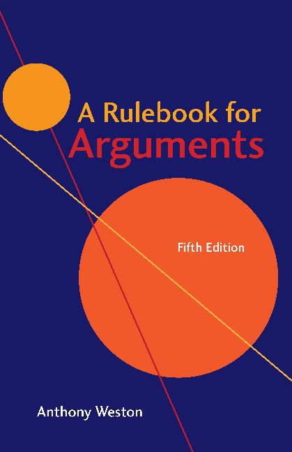 Hackett Publishing Co Inc A Rulebook For Arguments