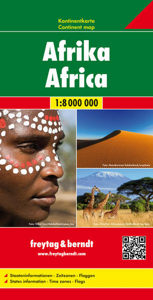 Afrika Kontinentkarte 1:8 000 000