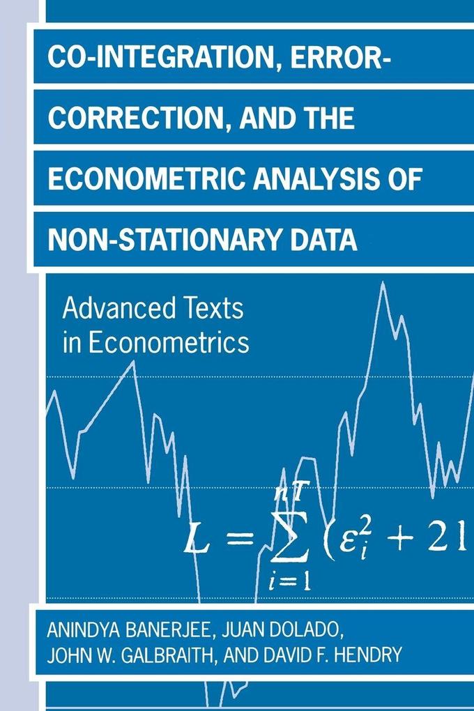 Co-Integration Error Correction and the Econometric Analysis of Non-Stationary Data