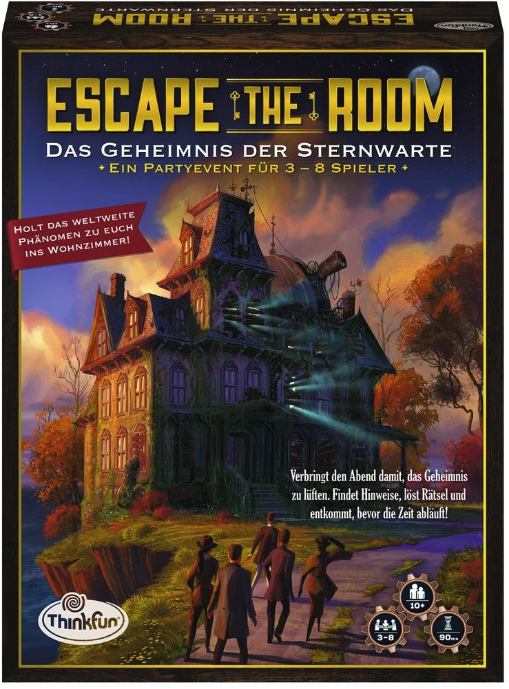ThinkFun - Escape the Room - Das Geheimnis der Sternwarte