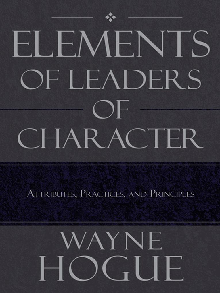 Elements of Leaders of Character