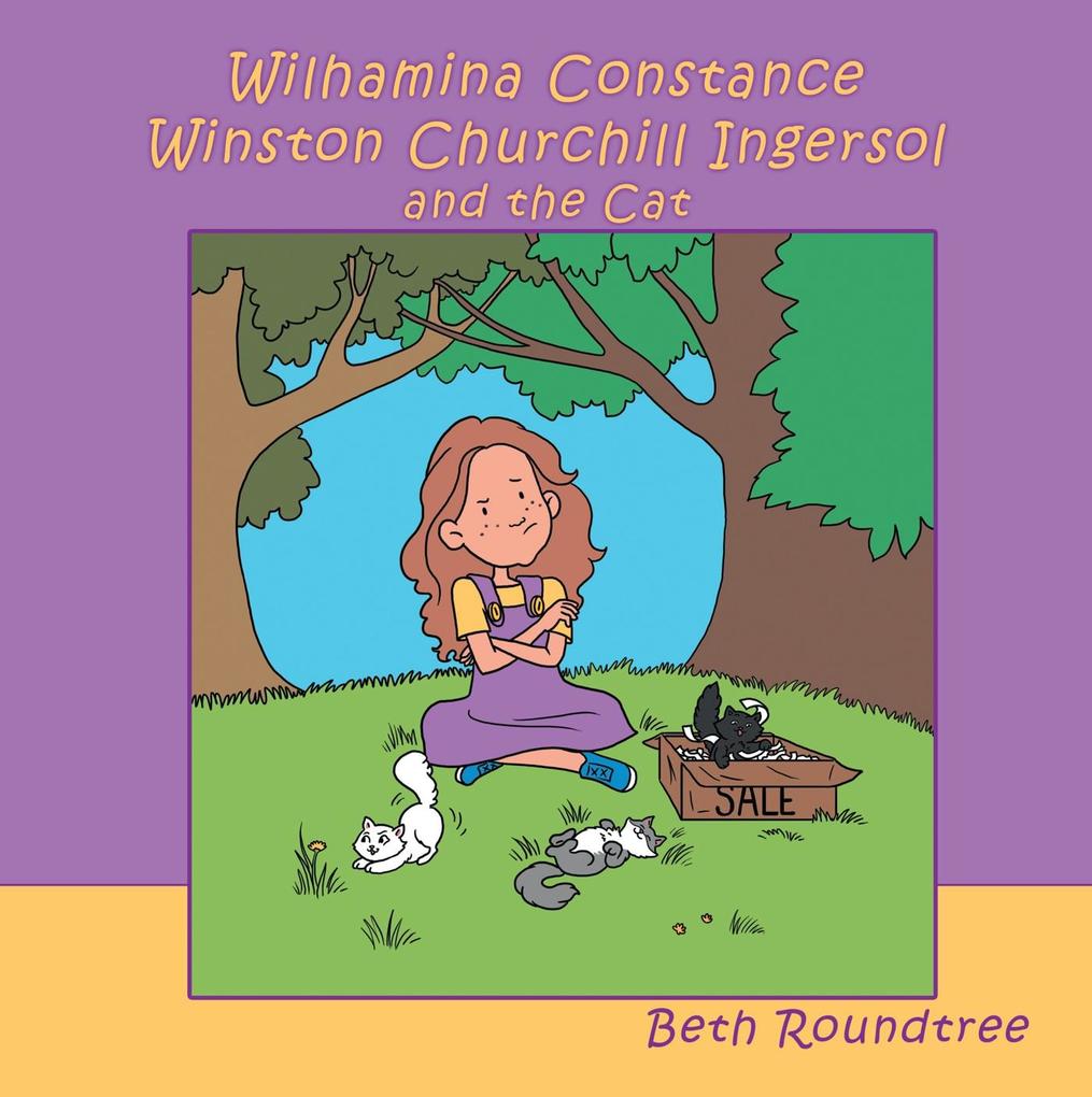 Wilhamina Constance Winston Churchill Ingersol and the Cat