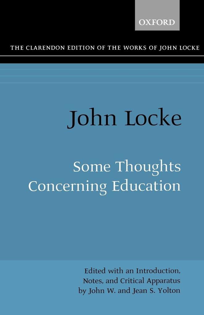Some Thoughts Concerning Education