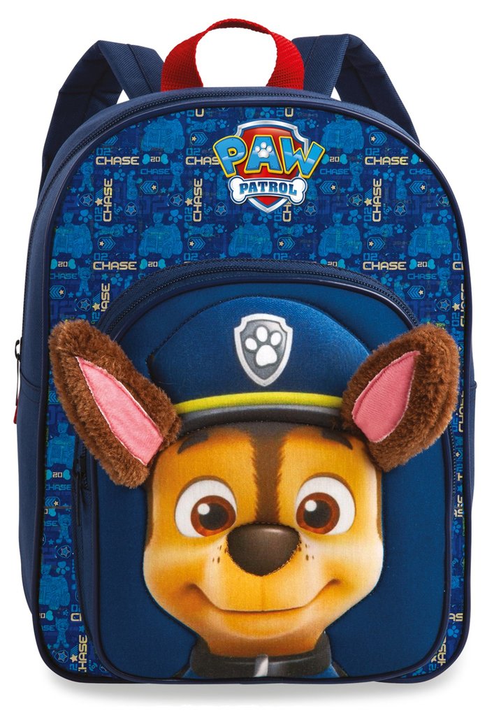 Fabrizio - Paw Patrol Kinderrucksack mit 3D Polsterung und lustigen Stoffohren