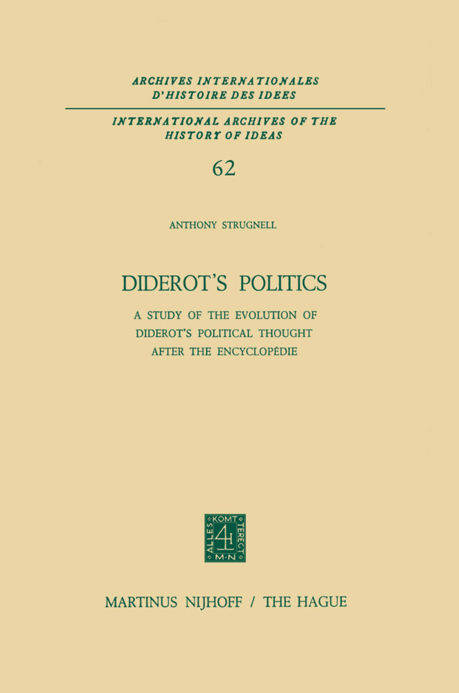 Diderot's Politics - Antony Strugnell
