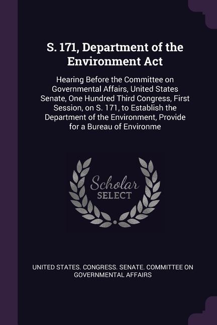 S. 171 Department of the Environment Act